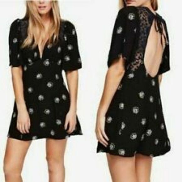 Free People Mockingbird Mini Dress - Picture 1 of 5